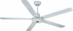 United UCF-570 Ceiling Fan 140cm with Remote Control White