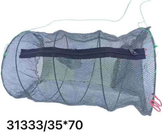 Foldable Mesh Bait Trap Diameter 35cm L70cm