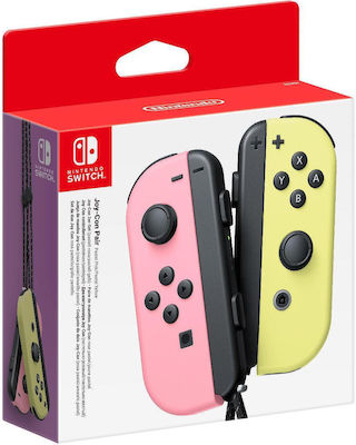 Nintendo Joy-Con Set Ασύρματο Gamepad για Switch Pink / Pastel Yellow