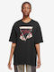 Jordan Damen Oversized T-shirt Schwarz