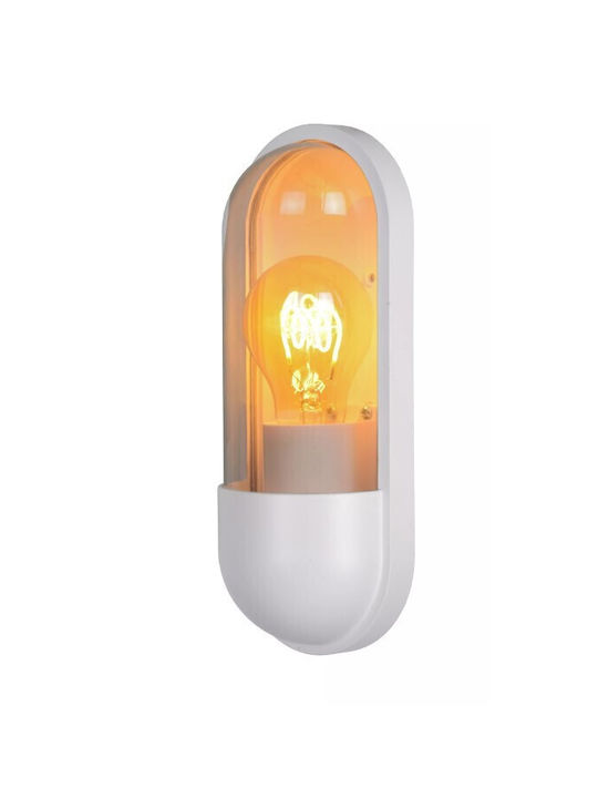 Lucide Lightning Επιτοίχια Εξωτερική Πλαφονιέρα E27 IP54