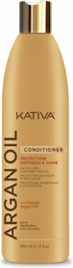 Kativa Argan Oil Conditioner Wiederaufbau/Pflege für Alle Haartypen 355ml