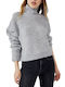 Πουλόβερ Free People Bradley OB1508649-LIGHT GREY HEATHER Γυναικείο