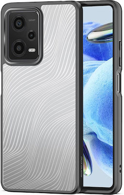 Dux Ducis Aimo Series Coperta din spate Plastic / Silicon Negru (Redmi Note 12 Pro / Poco X5 Pro)