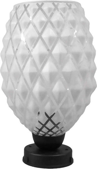 Heronia GL-5080/20PR Lustră Decorativă Ananas cu Soclu pentru Bec E27 Alb