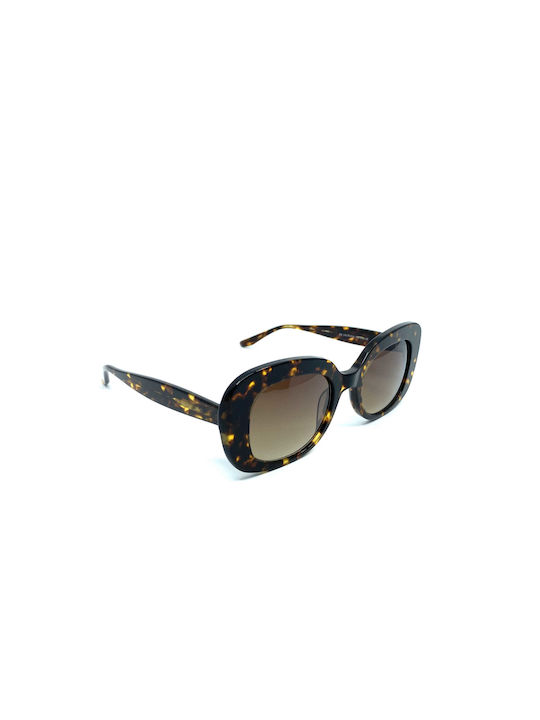 The Glass of Brixton Women's Sunglasses with Brown Tartaruga Acetate Frame and Brown Gradient Lenses BS175 C02