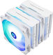 Thermalright Peerless Assassin 120 White ARGB Ψύκτρα Επεξεργαστή Διπλού Ανεμιστήρα για Socket AM4/AM5/1200/115x/1700 Λευκή