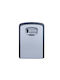 Wall-mounted Combination Key Holder Metallic with Combination Dial 14.5x4x10.5cm