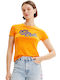 Desigual Barcelona Damen T-shirt Naranja