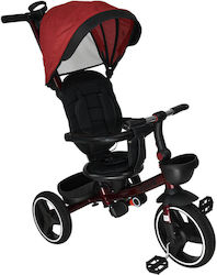 Bebe Stars 360° Spark Kids Tricycle Foldable, Convertible, With Push Handle & Sunshade for 1.5+ Years Red 817-180