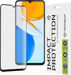 Techsuit 111D Full Glue Full Face Tempered Glass Μαύρο (Honor X7)