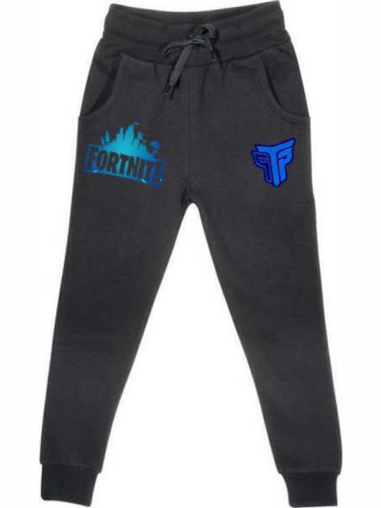 Kids Sweatpants Black Fortnite