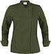 Giblor's Coat Chef Female Khaki with Long Sleeve