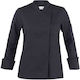 Giblor's Coat Chef Female Black with Long Sleeve
