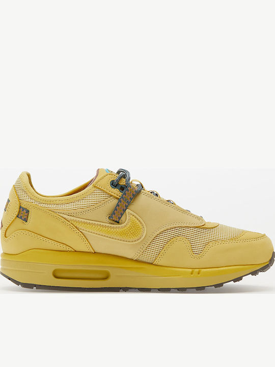 Air Max 1 Travis Scott Cactus Jack Ανδρικά Sneakers Saturn Gold / Tea Tree Mist / Tent