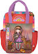 Santoro Gorjuss Be Kind To All Creatures School Bag Backpack Elementary, Elementary in Orange color