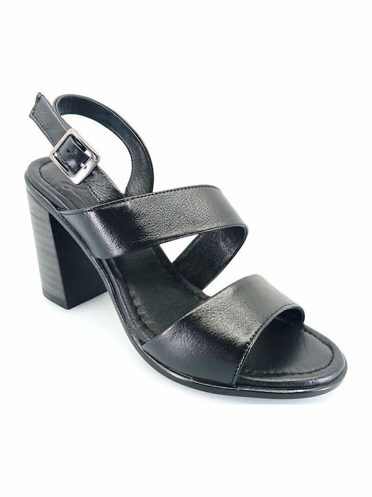 Leather Sandals Black