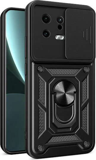 Techsuit CamShield Series Back Cover Plastic / Silicon Negru (Xiaomi 13)