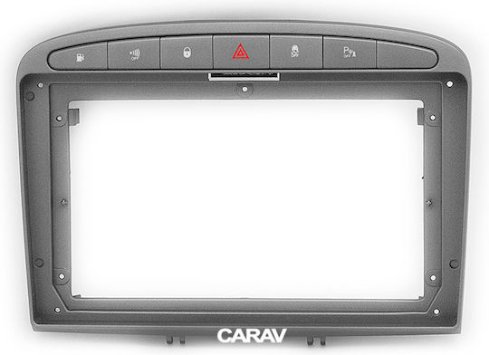 CARAV Industries Inc. DIN Fascia Panels 2 Din Compatible with Screen 9" for Peugeot 308 2008 2013