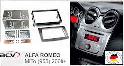 ACV DIN Fascia Panels 2 Din for Alfa Romeo Mito Nissan Note