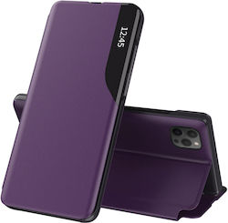 Techsuit eFold Series Carte Piele artificială Violet (iPhone 12 Pro Max)