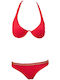 InShoes Underwire Bikini Set Bra & Slip Bottom Red