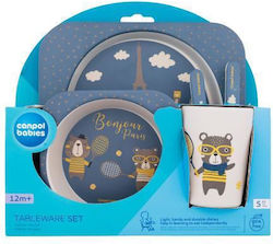 Canpol Babies Bamboo Feeding Set 5 Pieces