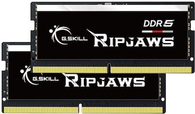 G.Skill Ripjaws 64GB DDR5 RAM cu 2 module (2x32GB) și Viteză 5600 pentru Laptop