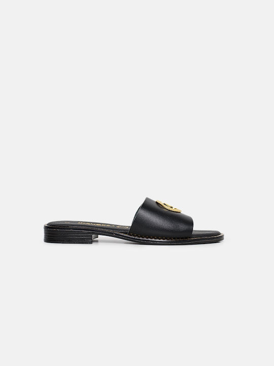 InShoes Leather Women's Sandals Black