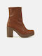 InShoes Women's Ankle Boots Tabac Brown