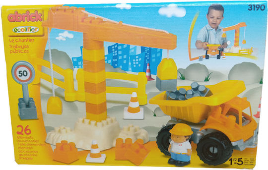 Ecoiffier Τουβλάκια Construction Site για 1-5 Ετών 26τμχ