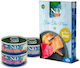 Farmina Fish Trio Menu Wet Food for Adult Cats in Cans with Shrimps, Salmon and Tuna Grain-Free 6x70gr