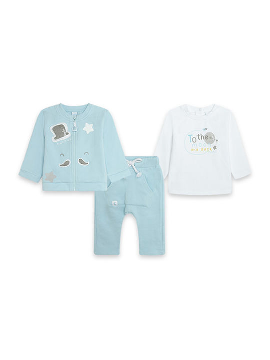 Tuc Tuc Kids Set with Pants Winter 3pcs Light Blue