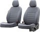Car Seat Covers Set 6 Pieces Leatherette Renault Express Istanbul Design Renault Express Grey