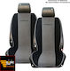 Set Autositzlehnen 2Stück Handtuch Gray / Schwarz