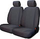 Front Car Covers 2pcs Towel Gray