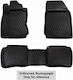 Novline Set of Front and Rear Mats 4pcs Tray Type for Mercedes-Benz A Class W169 5D 2004-2008 Black