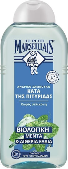 Le Petit Marseillais Био Мента и Етерични Масла Шампоан Против Пърхот За Всички Типове Коса 300ml
