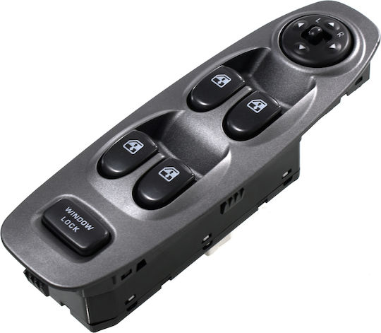 Fensterheberschalter Auto für Hyundai Akzent 1999-2002 Vierfach mit elektrischen Spiegeln (11+7PIN) Schwarz