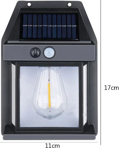 Factory BK-888 Wall Mounted Solar Light 3W with Photocell IP65