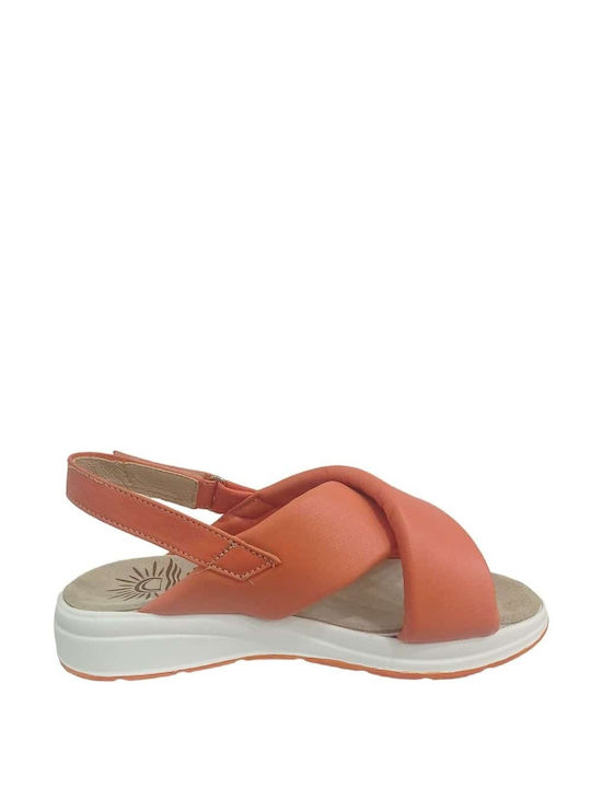 Sunny Sandals Γυναικείο Πέδιλο Mango - Πορτοκαλί