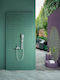 Sparke Shower Column without Mixer Silver