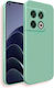Bodycell Square Liquid Back Cover Silicon Verde...