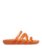 Splash Glossy Women's Flip Flops Orange