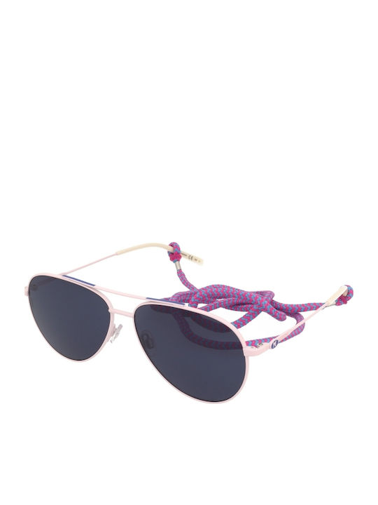 Missoni Women's Sunglasses with Pink Metal Frame and Blue Lens MMI 0078/S 3ZJ/KU