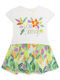 Children's Dress Short Sleeve Green