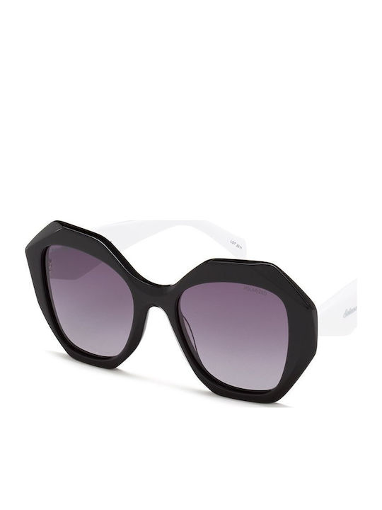 Solano Women's Sunglasses with Black Plastic Frame and Gray Gradient Lens SS90188C