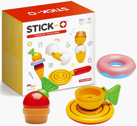 Magformers Μαγνητικό Παιχνίδι Κατασκευών Cooking Set για Παιδιά 1.5+ Ετών
