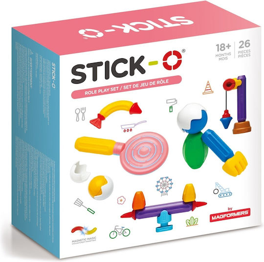 Магнитна Конструктивна Игра Role Play Set за Деца 1,5+ години+ Години