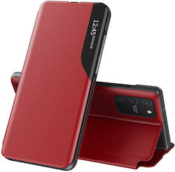 Techsuit eFold Series Book Synthetic Red (Galaxy S10 Lite)